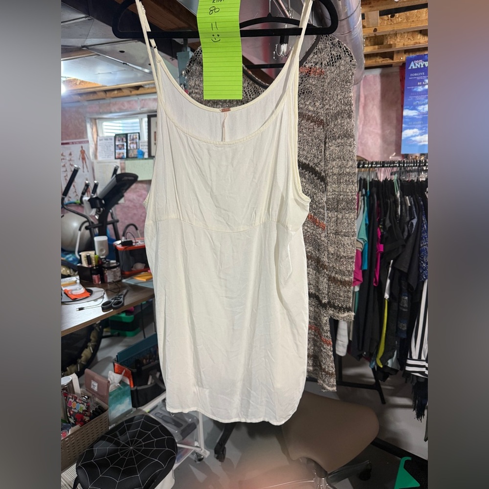 NWOT Free People mini slip dress. Super soft, adjustable straps - Picture 4 of 7